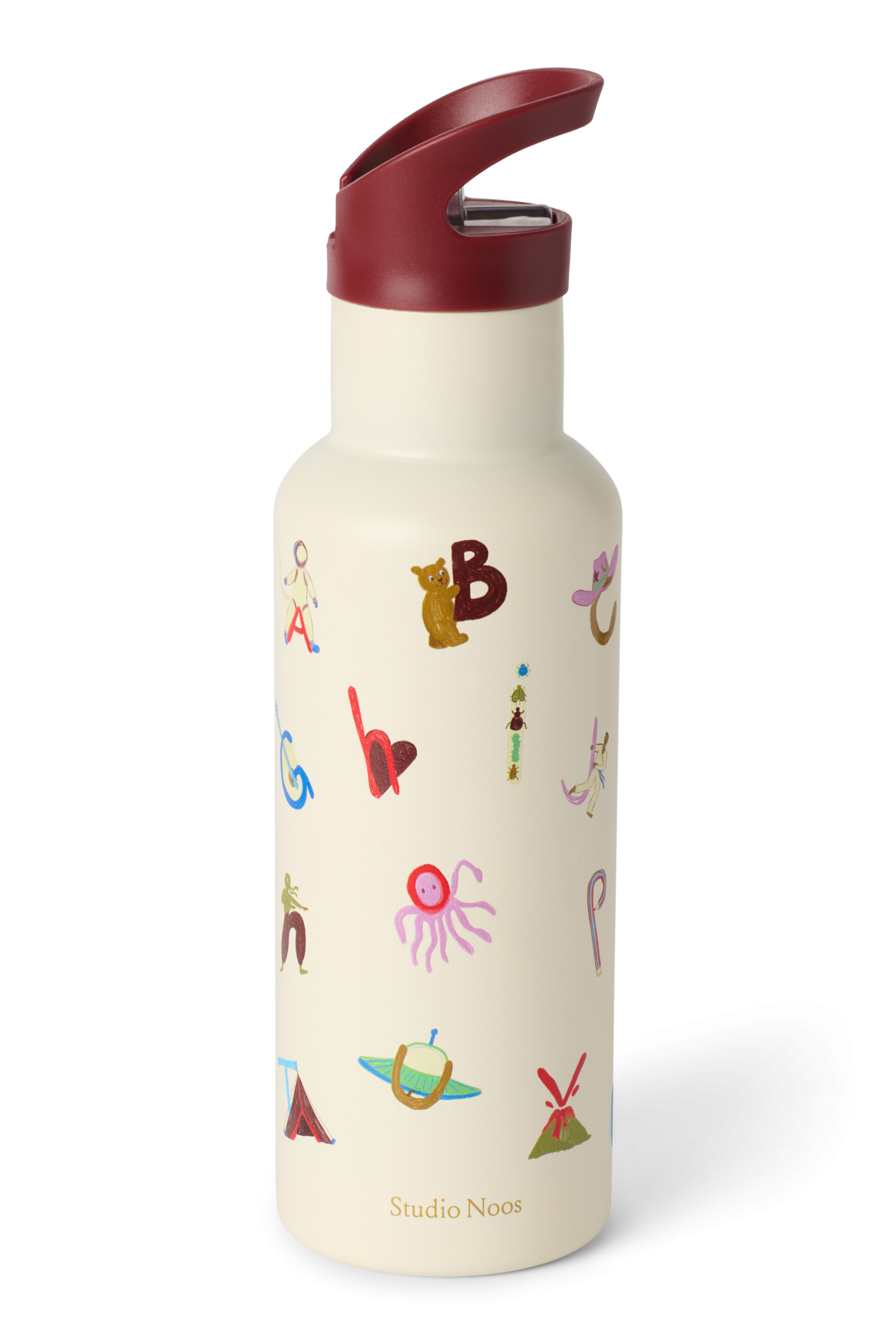 Edelstahl-Trinkflasche 500 ml | Alphabet