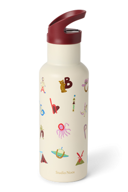 Edelstahl-Trinkflasche 500 ml | Alphabet