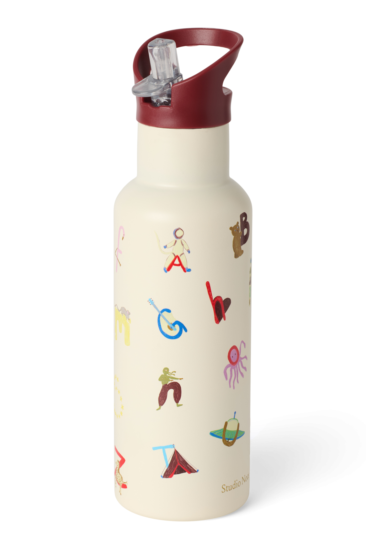 Edelstahl-Trinkflasche 500 ml | Alphabet