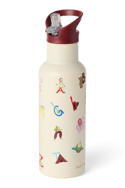 Edelstahl-Trinkflasche 500 ml | Alphabet