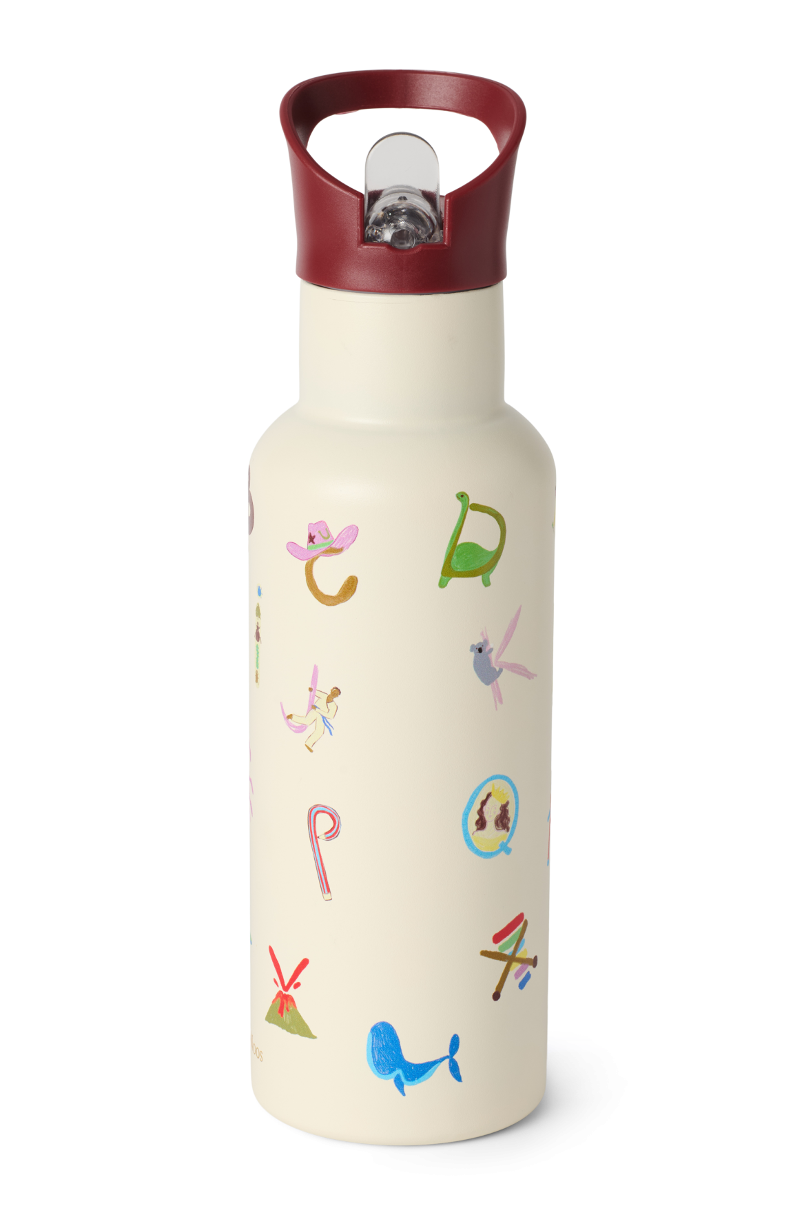 Edelstahl-Trinkflasche 500 ml | Alphabet