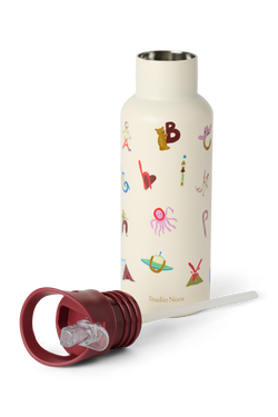 Edelstahl-Trinkflasche 500 ml | Alphabet