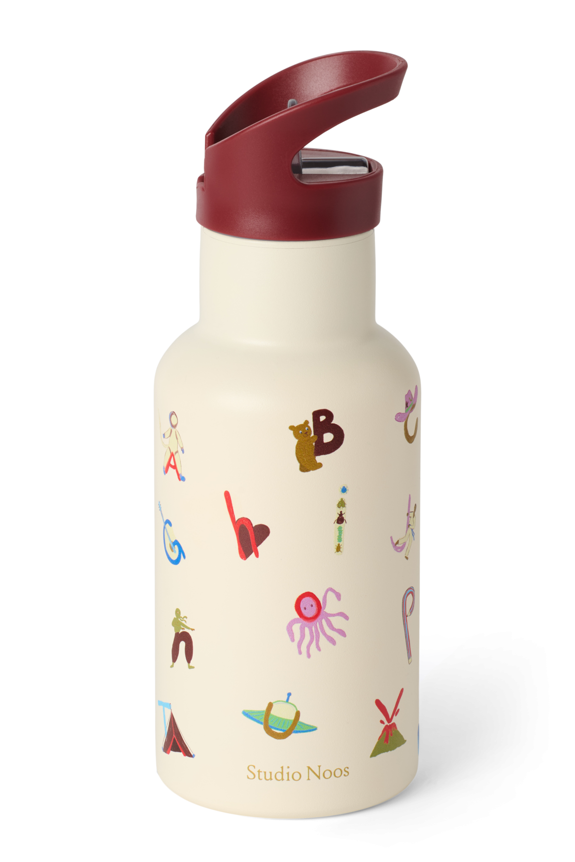 RVS drinkfles 350 ml | Alphabet