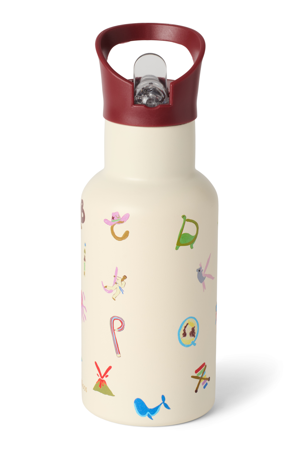 RVS drinkfles 350 ml | Alphabet