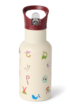 RVS drinkfles 350 ml | Alphabet