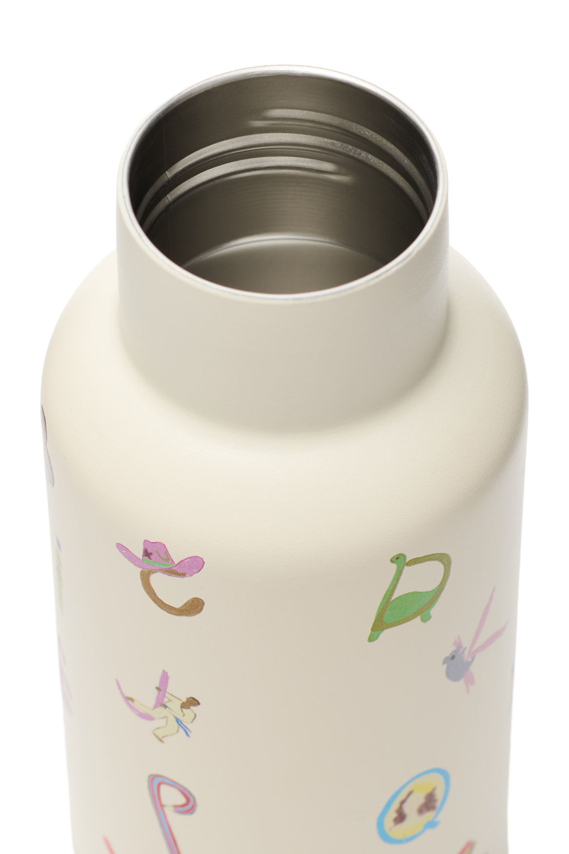 RVS drinkfles 350 ml | Alphabet