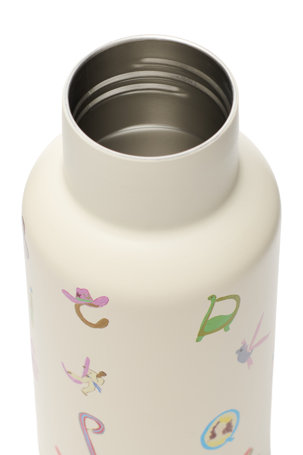 RVS drinkfles 350 ml | Alphabet