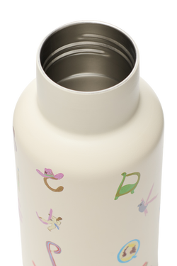 RVS drinkfles 350 ml | Alphabet