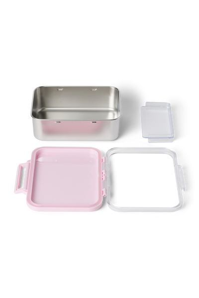 Stainless Steel Lunch Set 500ML | Soft Pink
