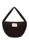 Flannel Chalkstripe Cross Body Bag | Brown