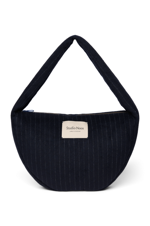Flanelle craie Cross Body Bag | Bleu