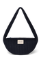 Flannel Chalkstripe Mini Cross Body Bag | Dark Blue