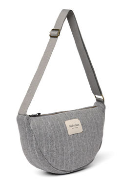 Flannel Chalkstripe Adult Fanny Pack | Light Grey