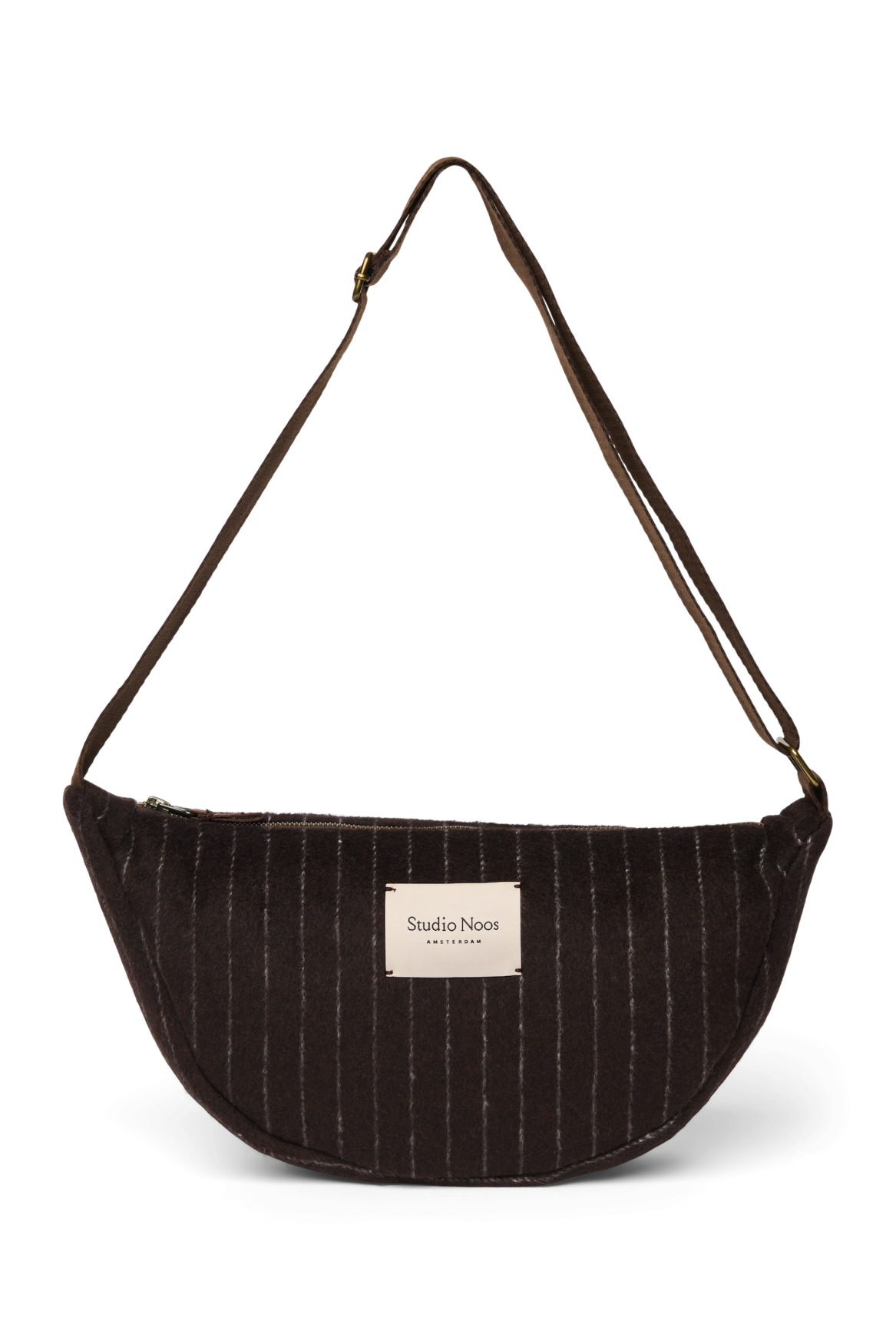 Flannel Chalkstripe Adult Fanny Pack | Brown