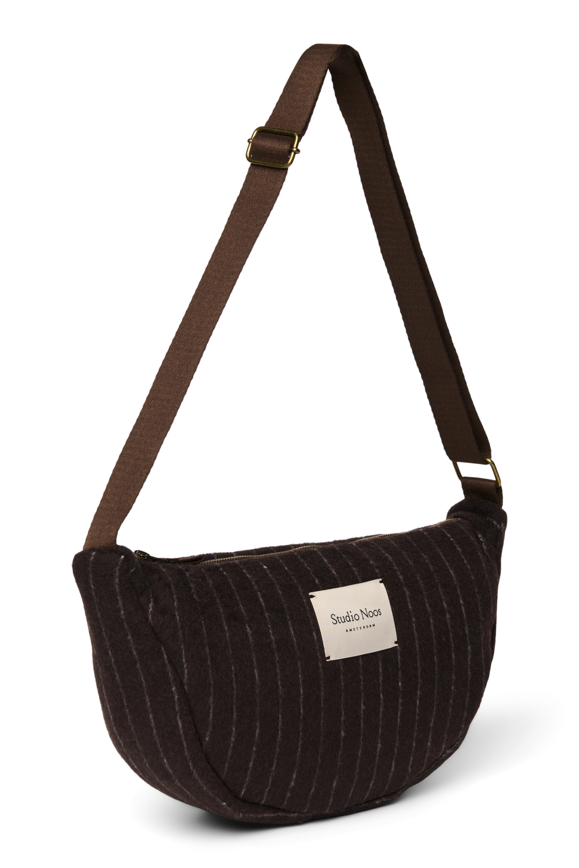 Flannel Chalkstripe Adult Fanny Pack | Brown