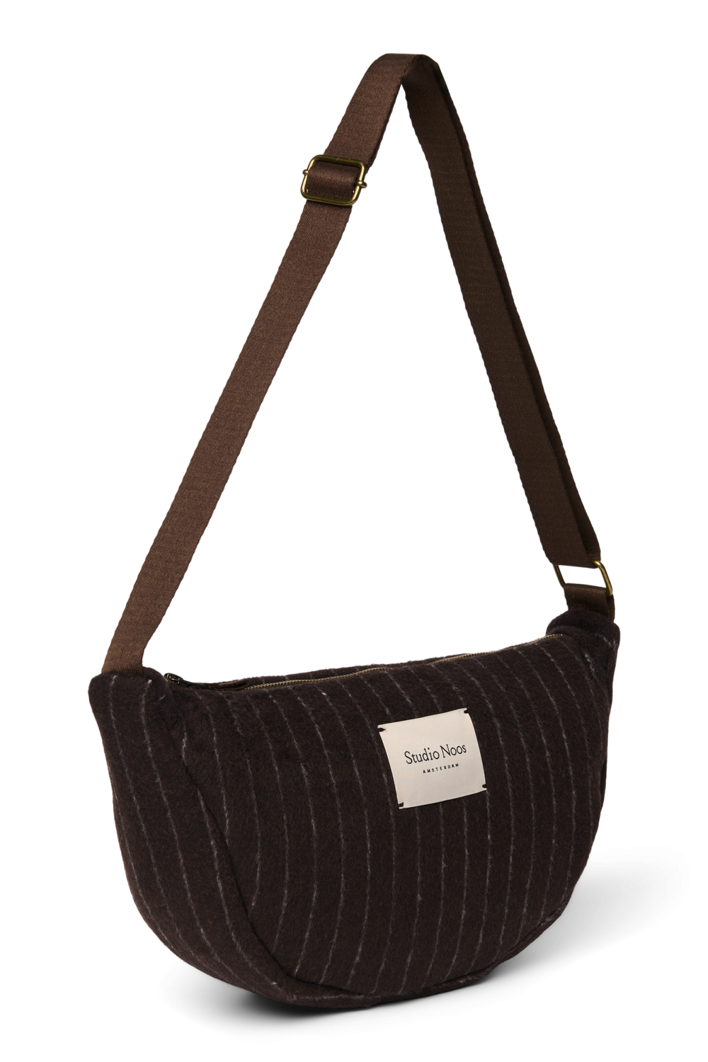 Flannel Chalkstripe Adult Fanny Pack | Brown