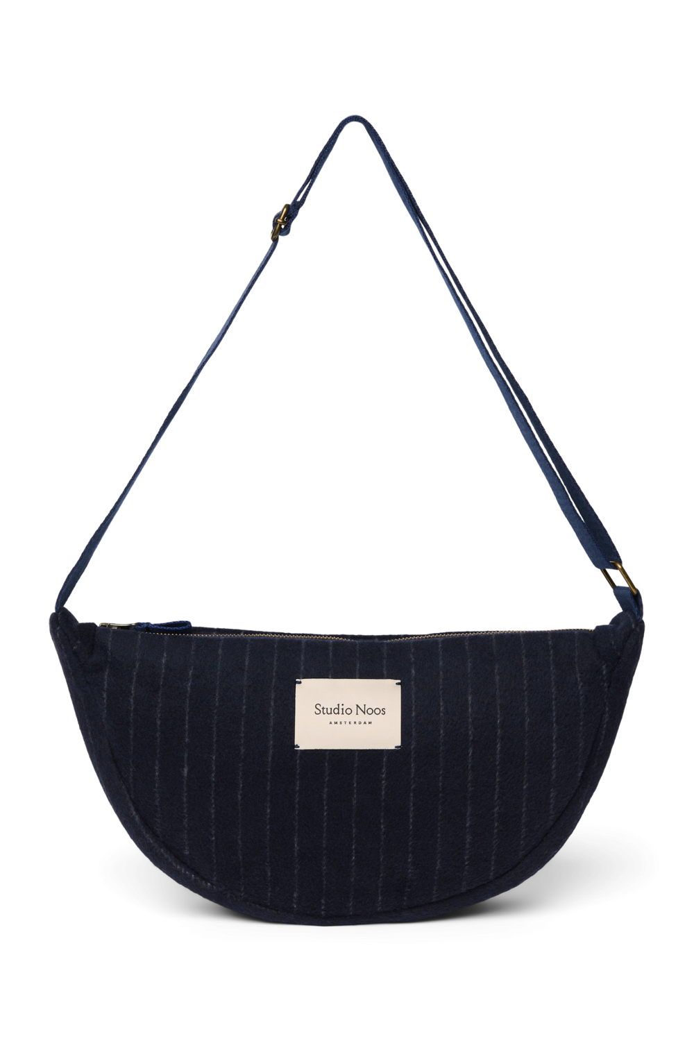 Flannel Chalkstripe Adult Fanny Pack | Dark Blue