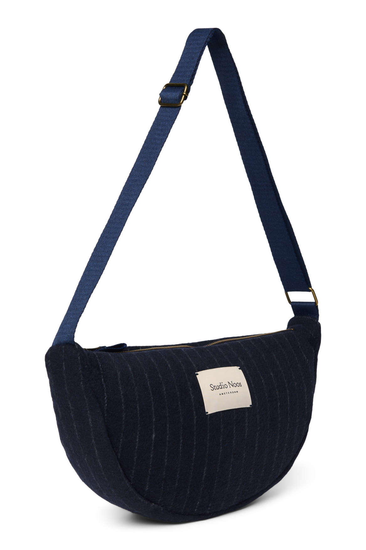 Flannel Chalkstripe Adult Fanny Pack | Dark Blue