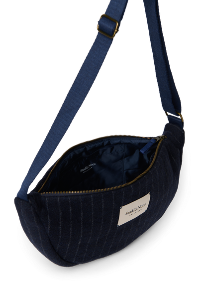 Flanelle craie Fanny Pack | Bleu