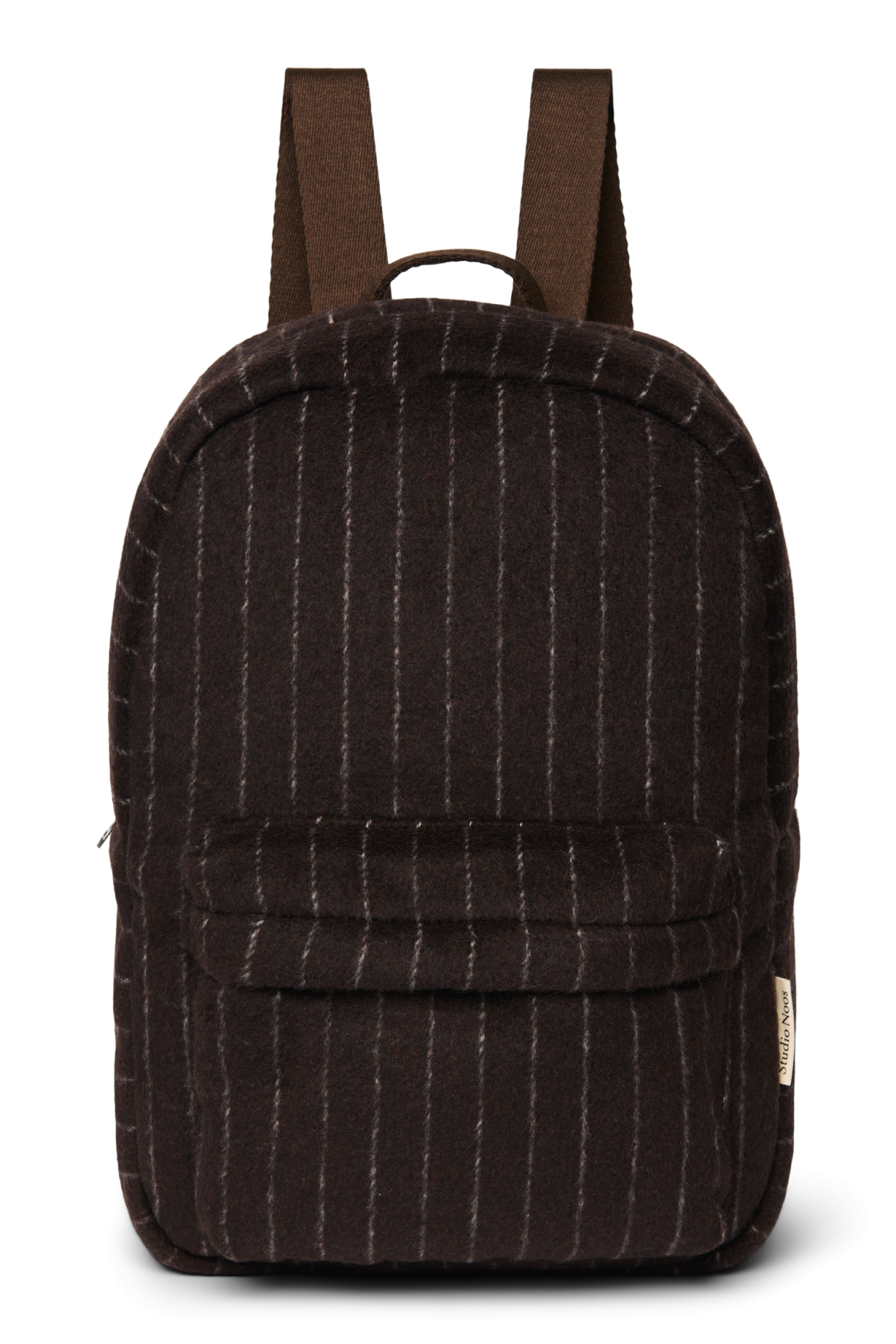 Flannel Chalkstripe Midi Backpack | Brown