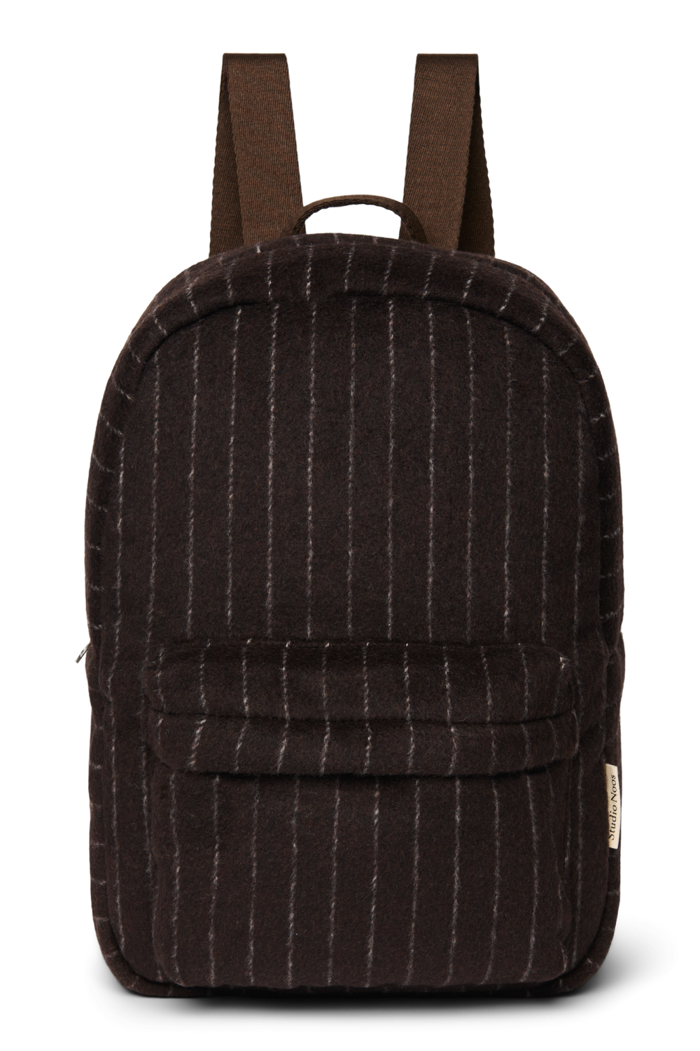 Flannel Chalkstripe Midi Backpack | Brown