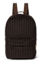 Flannel Chalkstripe Midi Backpack | Brown