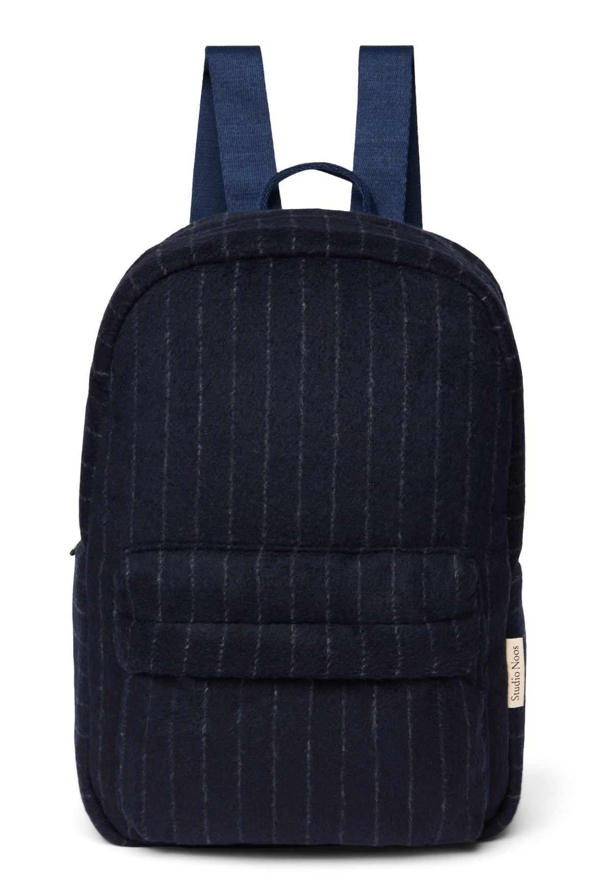 Flannel Chalkstripe Midi Backpack | Dark Blue