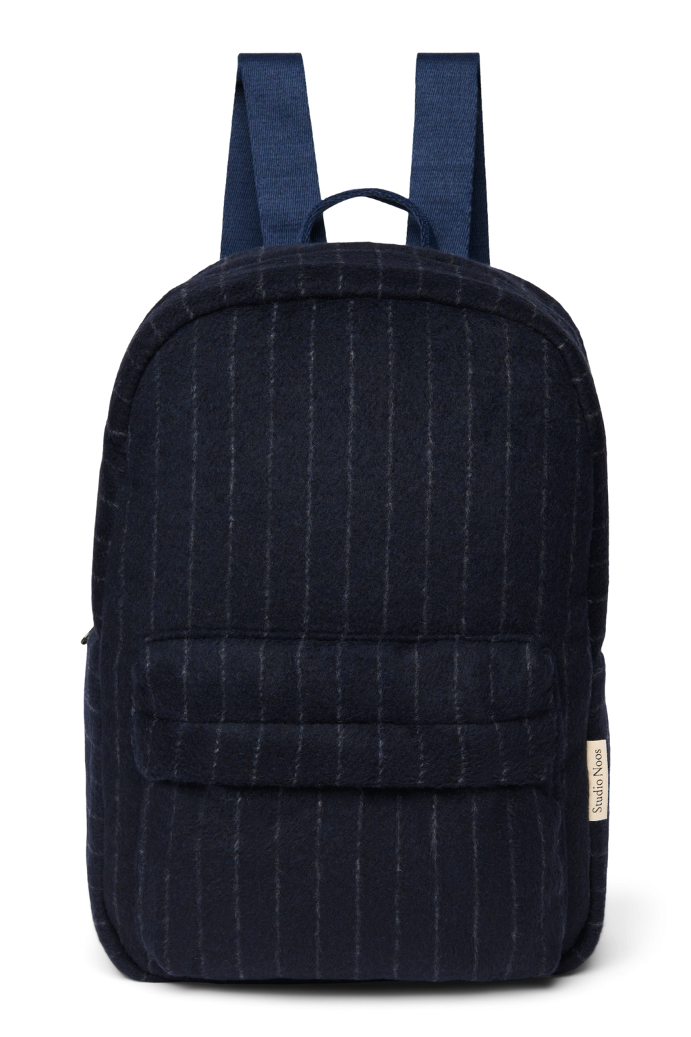 Flannel Chalkstripe Midi Backpack | Dark Blue