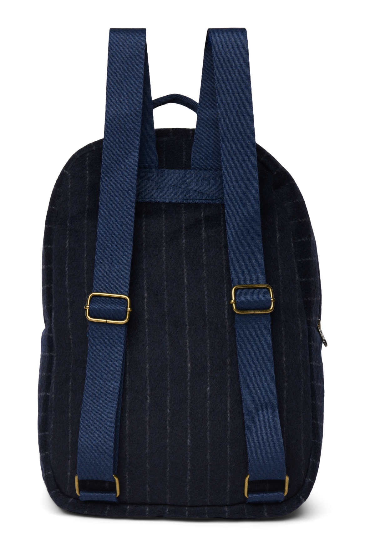 Flannel Chalkstripe Midi Backpack | Dark Blue