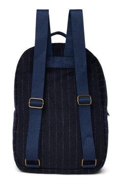 Flannel Chalkstripe Midi Backpack | Dark Blue