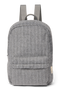 Flannel Chalkstripe Midi Backpack | Light Grey