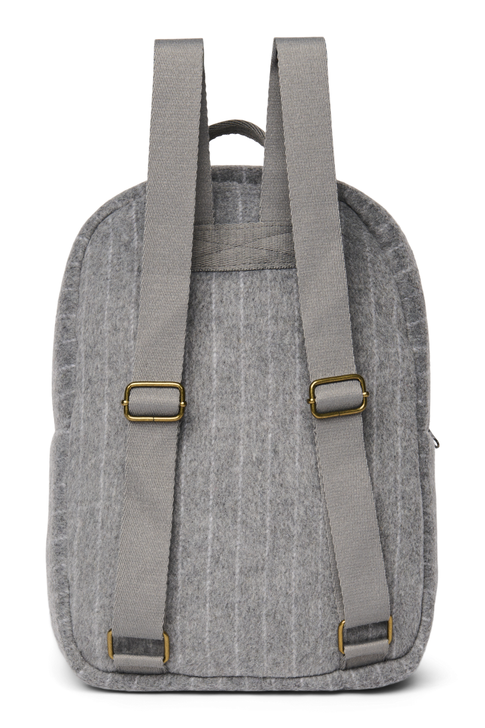 Flannel Chalkstripe Midi Backpack | Light Grey