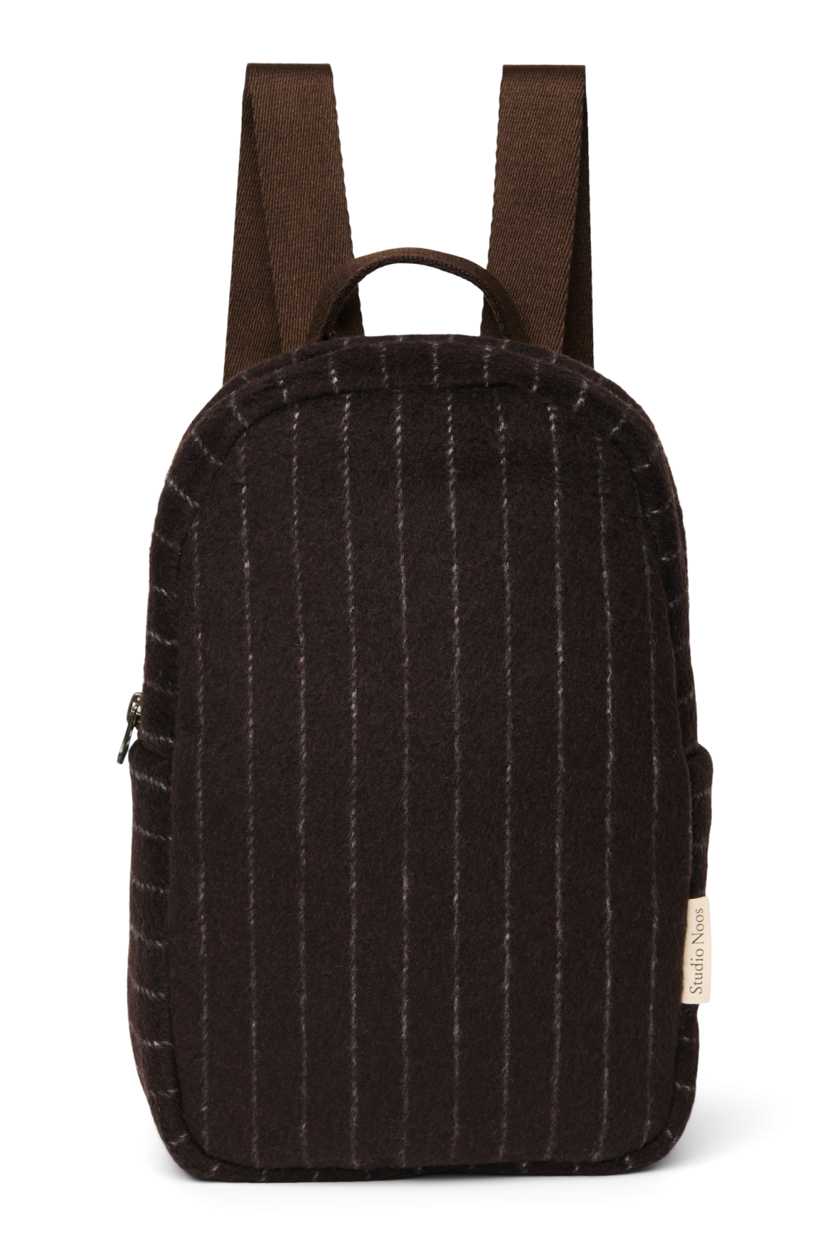 Flannel Chalkstripe Mini Backpack | Brown