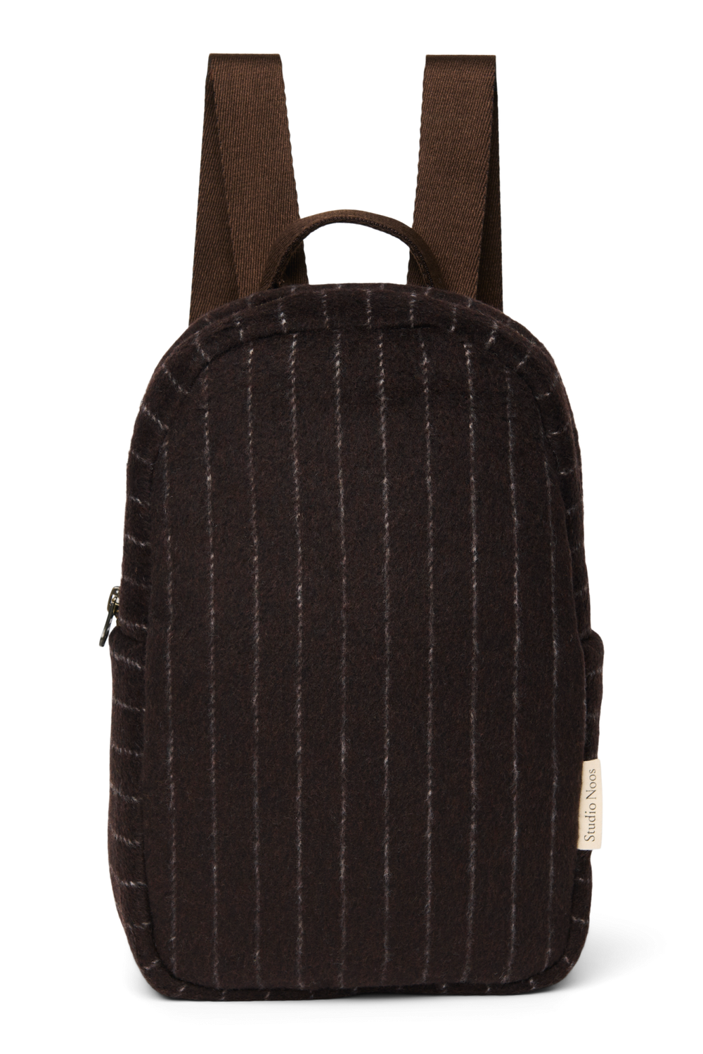 Flannel Chalkstripe Mini Backpack | Brown