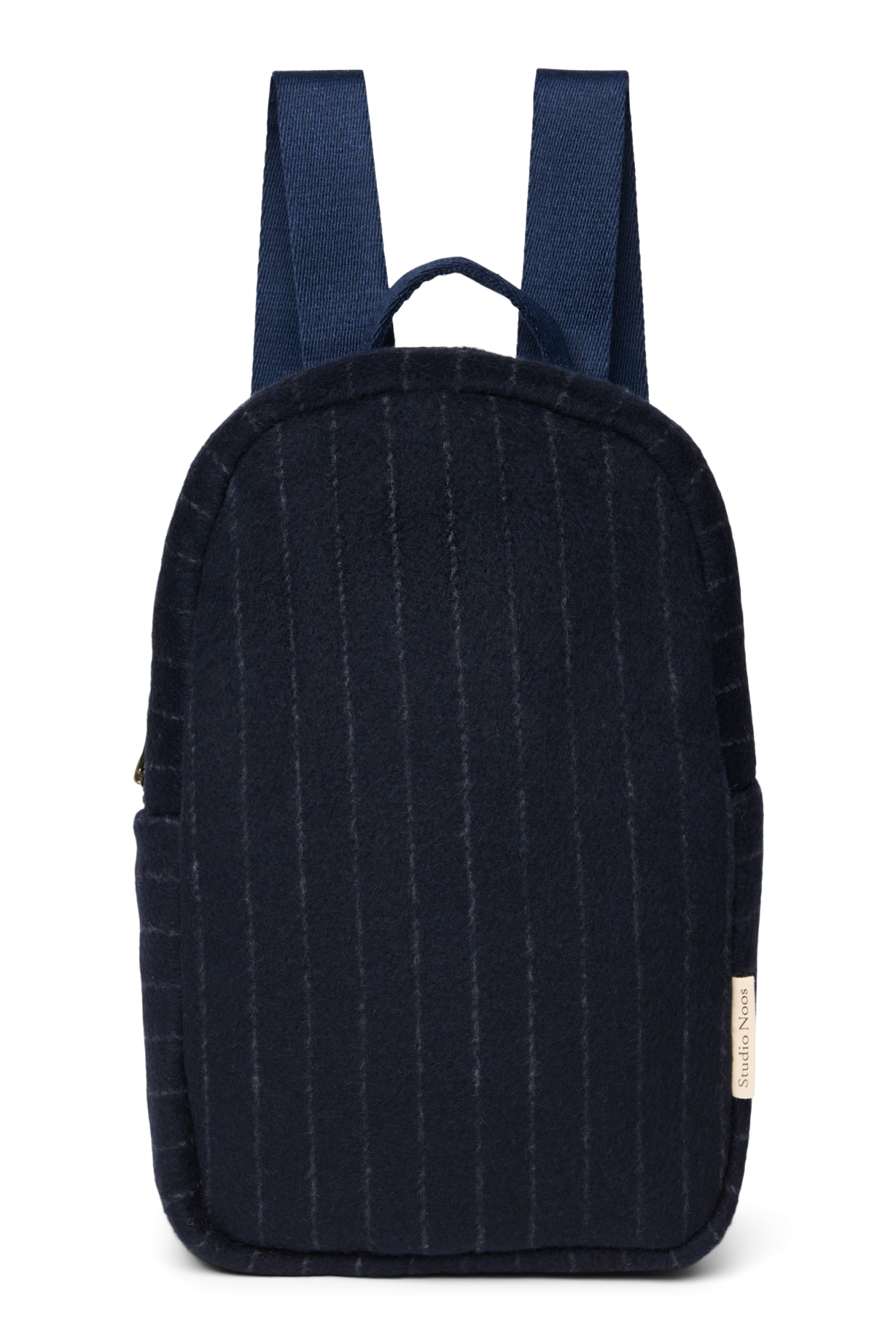 Flannel Chalkstripe Mini Backpack | Dark Blue
