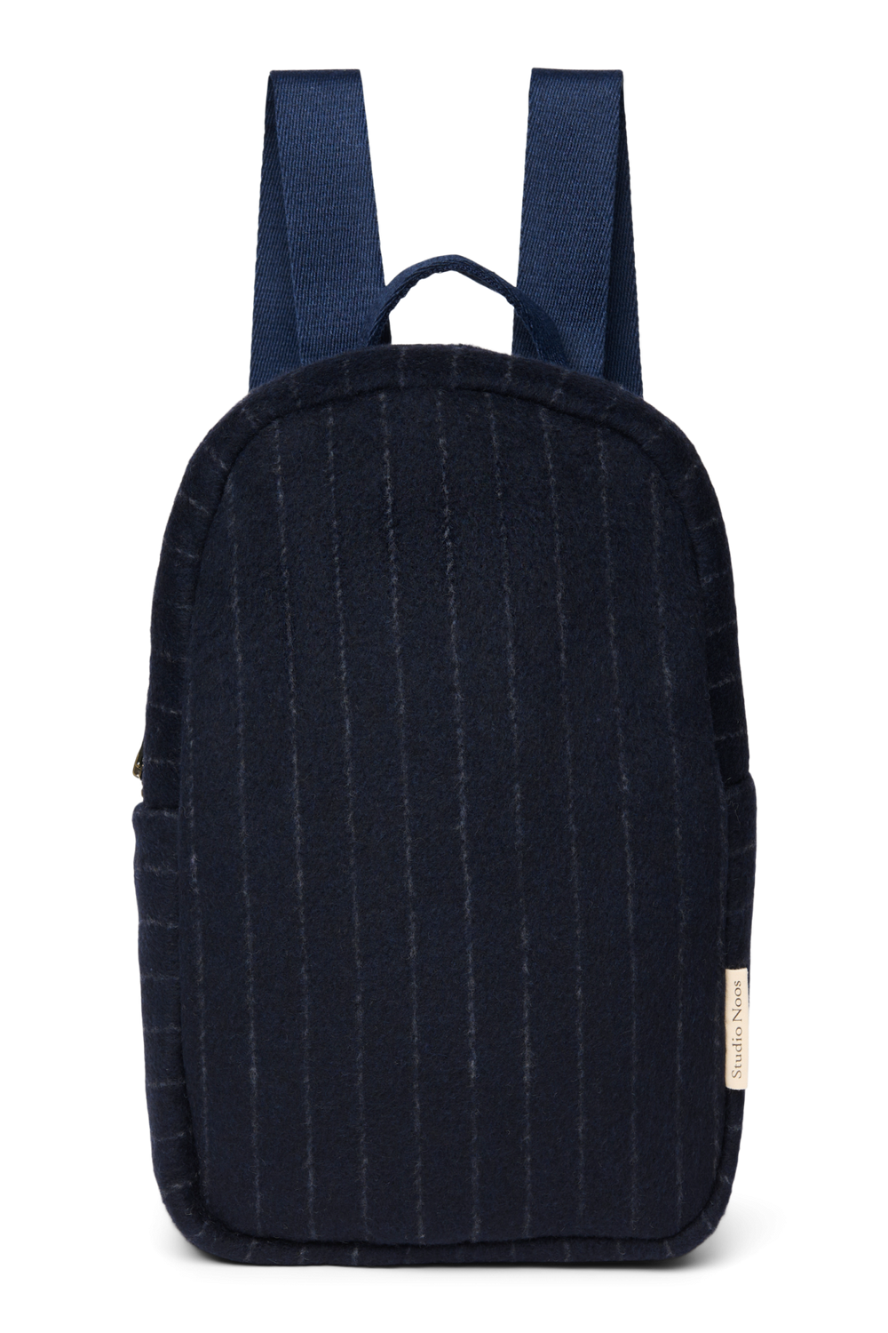 Flannel Chalkstripe Mini Backpack | Dark Blue
