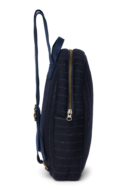 Flannel Chalkstripe Mini Rugzak | Blauwe