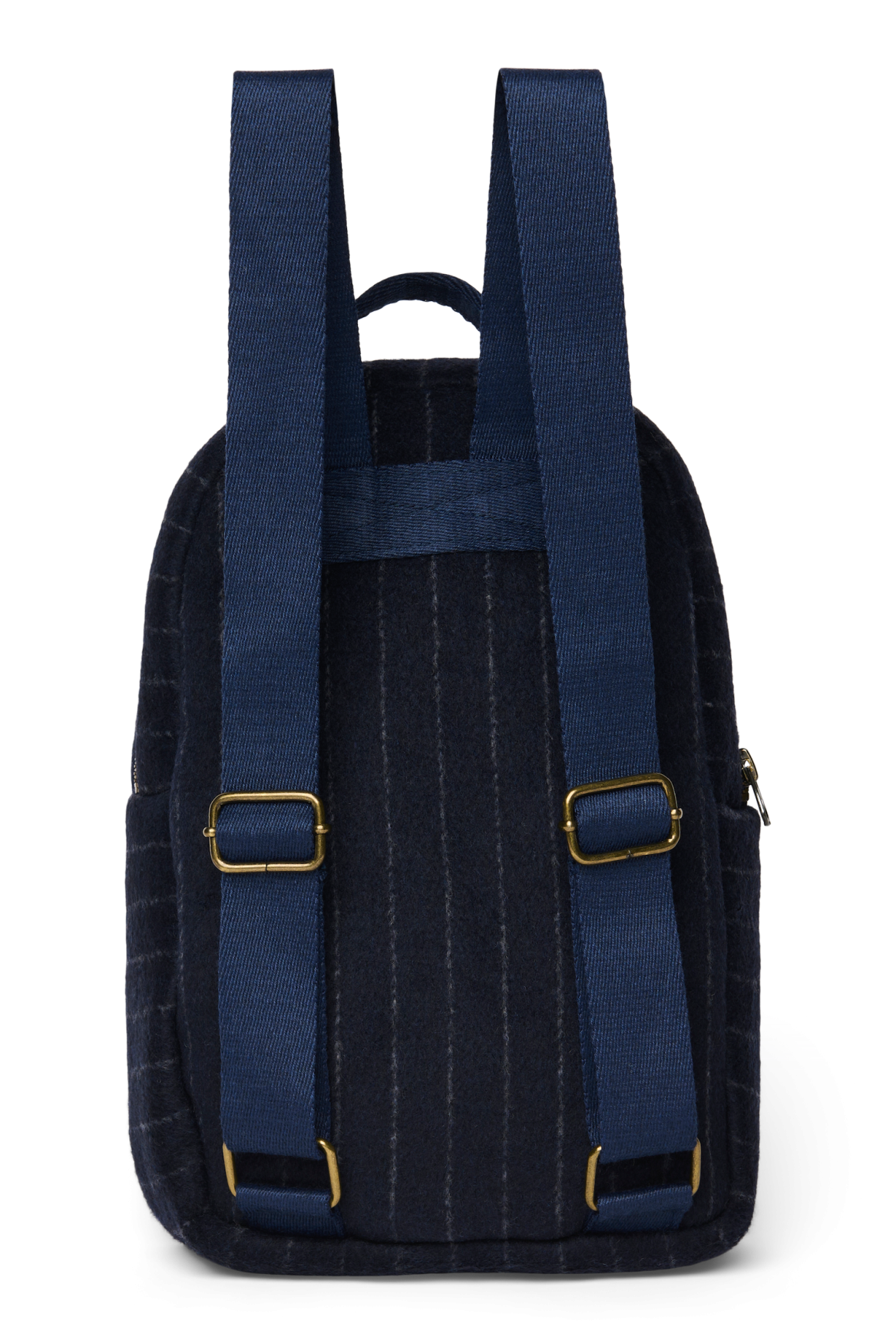 Flannel Chalkstripe Mini Backpack | Dark Blue