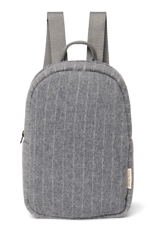 Flannel Chalkstripe Mom Bag | Grijze