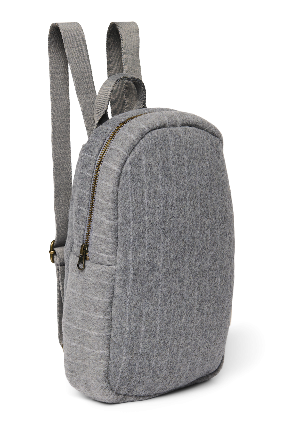 Flannel Chalkstripe Mini Backpack | Light Grey