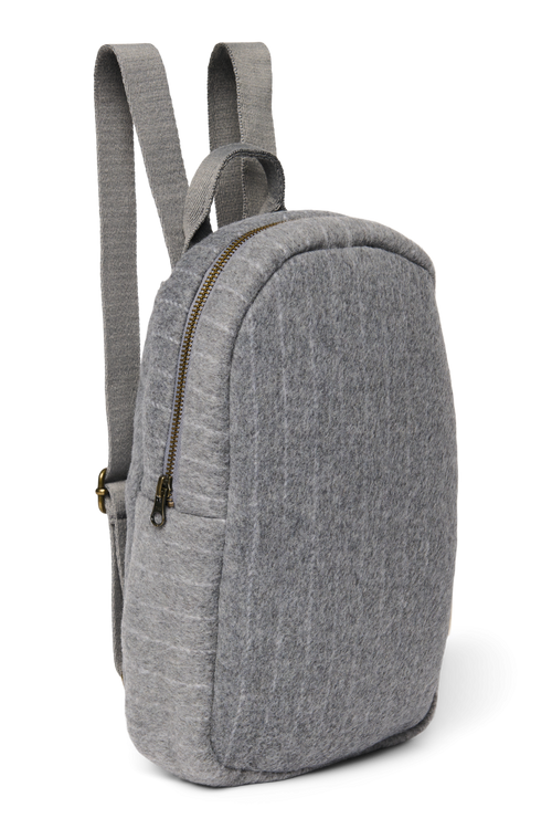Flannel Chalkstripe Mom Bag | Grijze