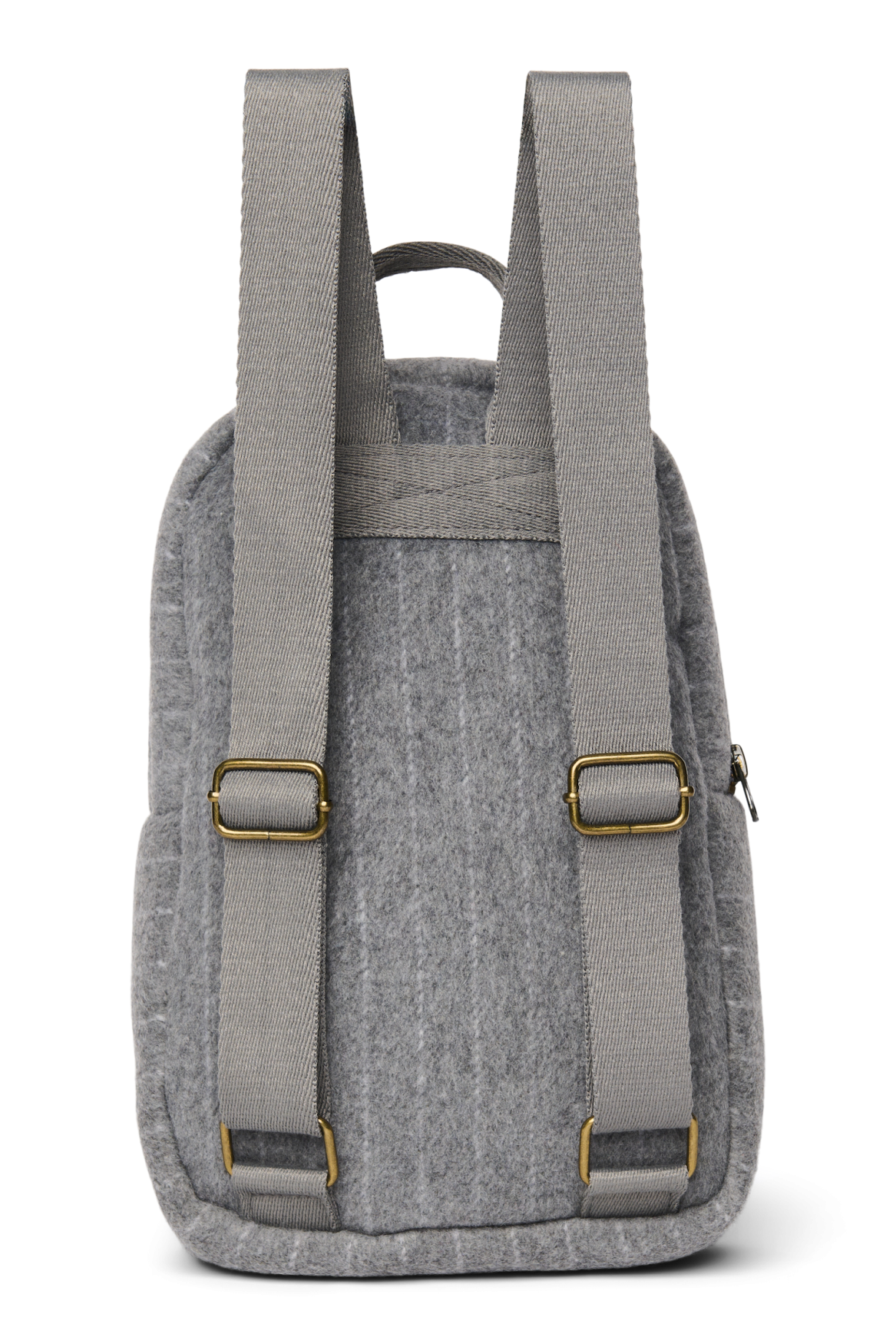 Flannel Chalkstripe Mini Backpack | Light Grey