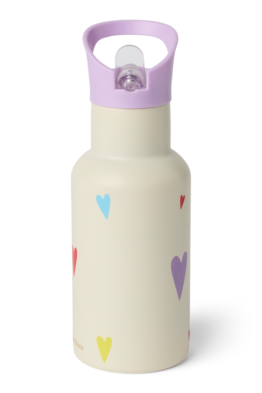 Stainless Steel Bottle 350ML | White Multicolor Hearts