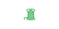 Embroidery | Groen