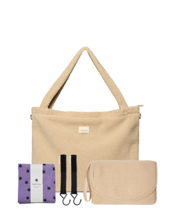 Parent On The Go Gift Set | Ecru Teddy