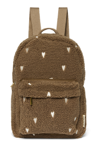  Brauner Hearts Teddy Midi-Rucksack 
