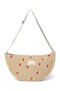  Ecru Hearts Teddy Adult Fanny Pack 