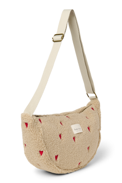 Teddy Adult Fanny Pack | Ecru Hearts