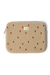  Écru Hearts Teddy Pochette Pour Ordinateur Portable 15 Inch 