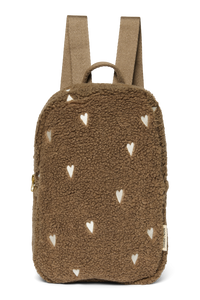  Brown Hearts Teddy Mini Backpack 